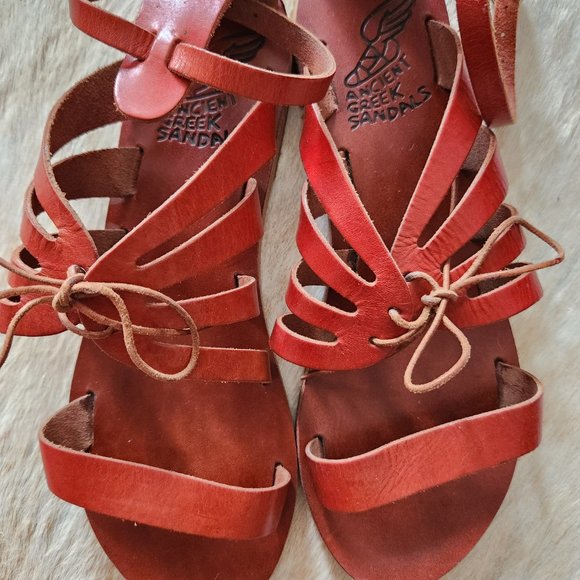 Ancient Greek Gladiator Sandals - Picture 2 of 5